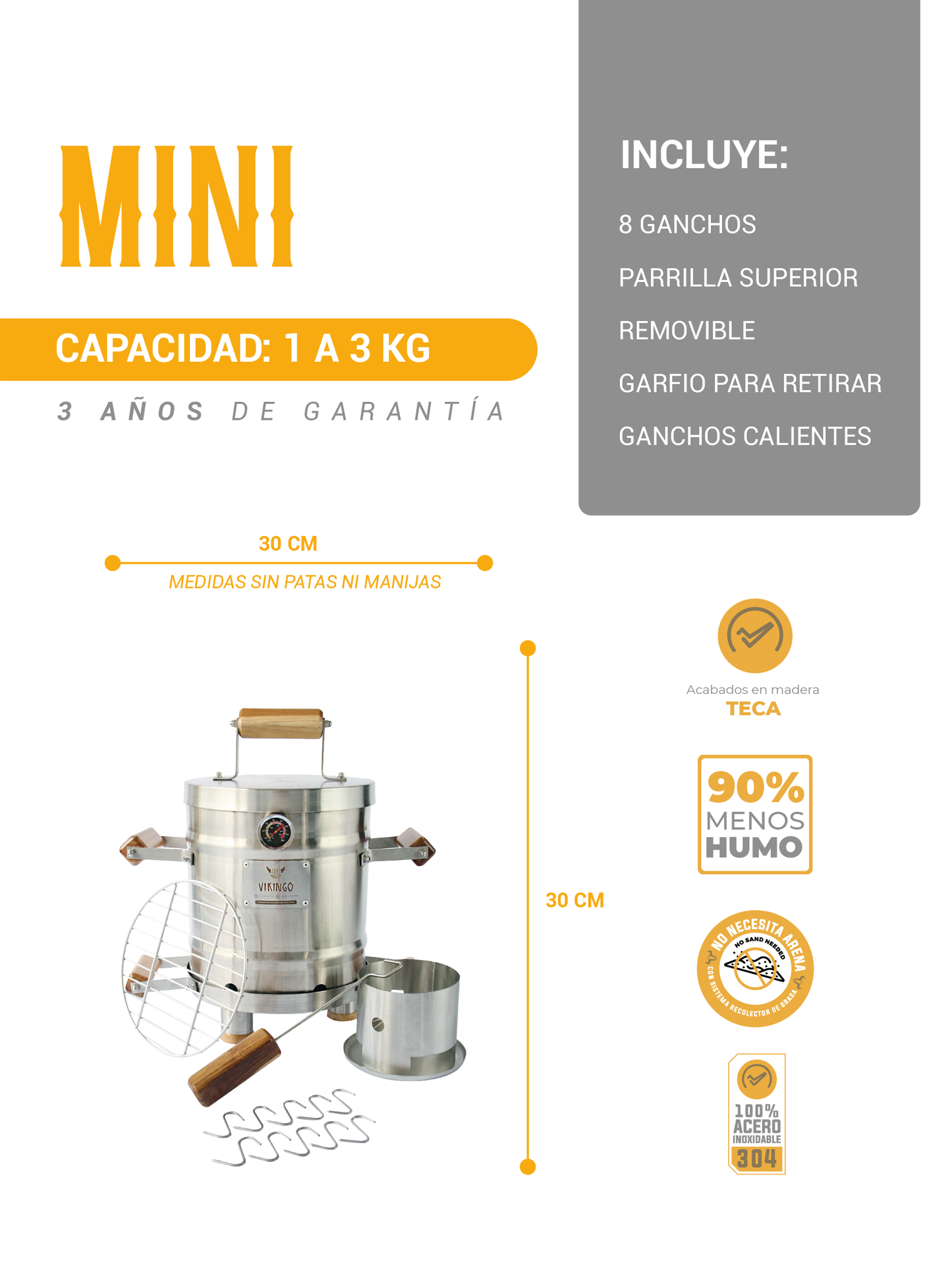 BARRIL ASADOR MINI - LÍNEA PREMIUM
